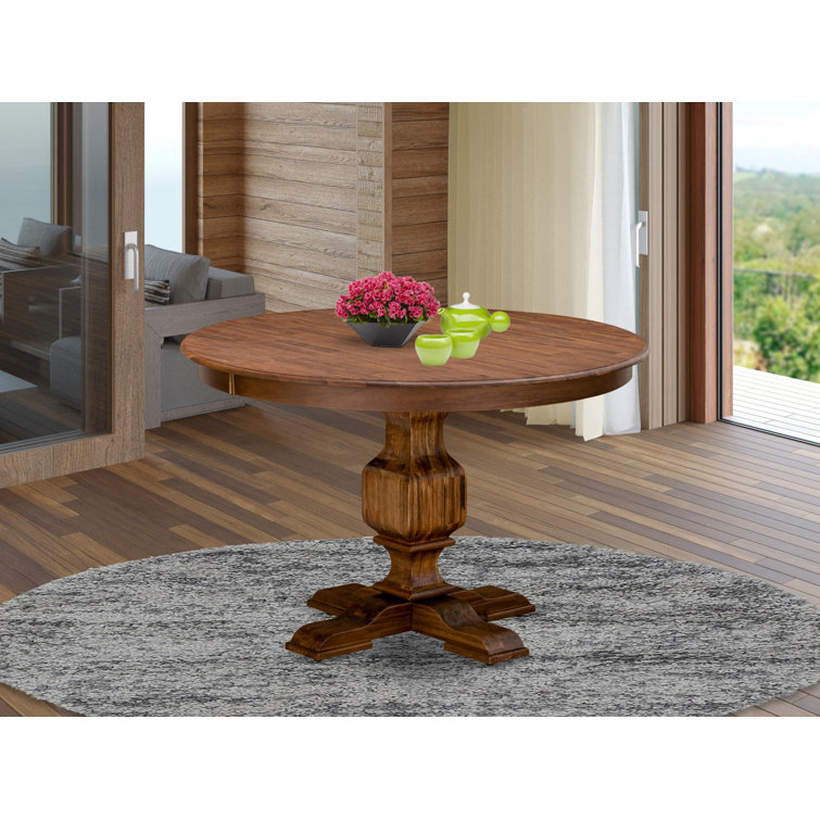 Greyleigh™ Cannock 48'' Solid Wood Pedestal Dining Table & Reviews